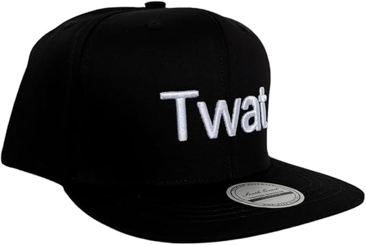 Twat Snapback Cap, Twat Embroidered Hat