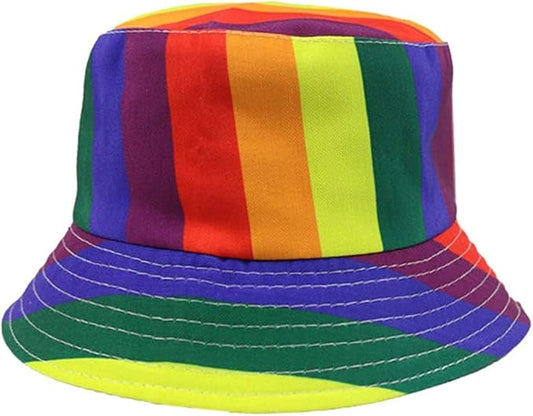 Rainbow Bucket hat 100% Cotton